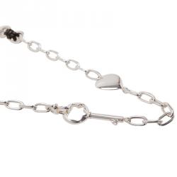 Pre Owned Montblanc Heart Silver Necklace