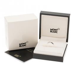 Pre Owned Montblanc Ame de Star Silver Ring Size 50