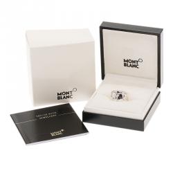 Pre Owned Montblanc Silver Band Ring 50