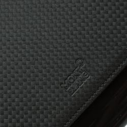Pre Owned Montblanc Black Leather Extreme Tablet Case Ap3 Ipad 3/4