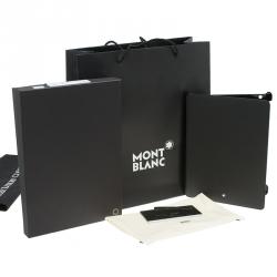 Pre Owned Montblanc Black Leather Extreme Tablet Case Ap3 Ipad 3/4