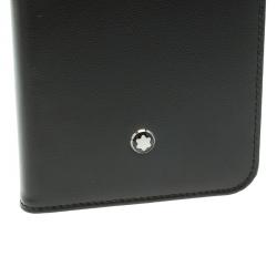 Pre Owned Montblanc Black Leather Meisterstuck IPhone Case 6 Ap6 