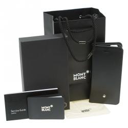 Pre Owned Montblanc Black Leather Meisterstuck IPhone Case 6 Ap6 
