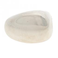 Pre Owned Montblanc Caresse of a Star Silver Ring Size 50