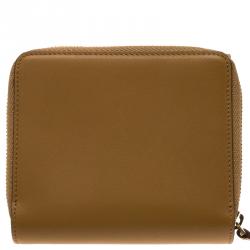 Pre Owned Montblanc Brown Leather Lady Star Compact Wallet