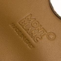 Pre Owned Montblanc Brown Leather Lady Star Compact Wallet
