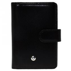 Montblanc Black Leather Clasp Business Card Holder