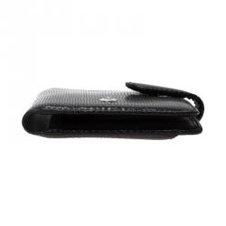 Montblanc Black Leather Clasp Business Card Holder