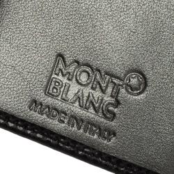 Montblanc Black Leather Clasp Business Card Holder
