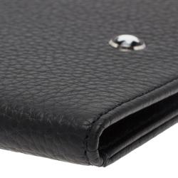 Pre Owned Montblanc Black Leather Meisterstuck Passport Holder