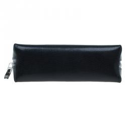 Pre Owned Montblanc Black Leather La Vie de Boheme Cosmetic Pouch 