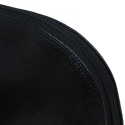 Pre Owned Montblanc Black Leather La Vie de Boheme Cosmetic Pouch 