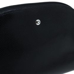 Pre Owned Montblanc Black Leather La Vie de Boheme Cosmetic Pouch 