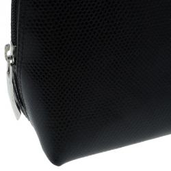 Pre Owned Montblanc Black Leather La Vie de Boheme Cosmetic Pouch 