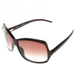 Pre Owned Montblanc Brown Pink Dark Havana 139 S T59 Sunglasses