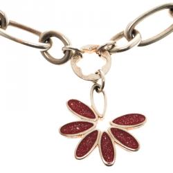 Pre Owned Montblanc Star Signet Silver Multi Charm Bracelet 20 cm