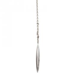 Pre Owned Montblanc Ceramic Silver Lariat Necklace