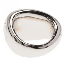 Pre Owned Montblanc Caresse of a Star Silver Ring 52