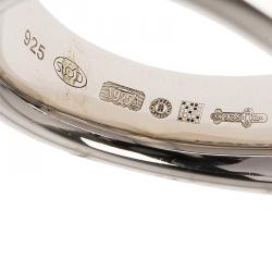 Pre Owned Montblanc Caresse of a Star Silver Ring 52