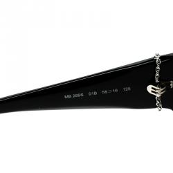 Pre Owned Montblanc Black MB289S Oversized Sunglasses