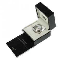 Montblanc Caresse of a Star Silver Ring Size 52