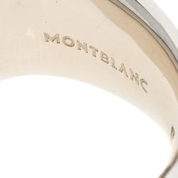 Pre Owned Montblanc Caresse of a Star Silver Ring Size 54