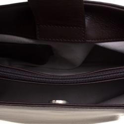 Pre Owned Montblanc Brown Leather Tote