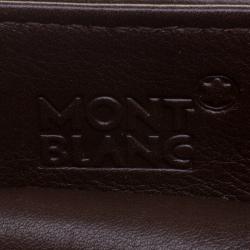 Pre Owned Montblanc Brown Leather Tote
