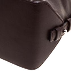 Pre Owned Montblanc Brown Leather Tote