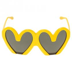 Pre Owned Moschino Yellow McDonald's Logo Sunglasses