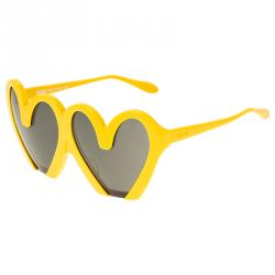 Pre Owned Moschino Yellow McDonald's Logo Sunglasses