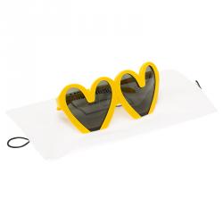 Pre Owned Moschino Yellow McDonald's Logo Sunglasses