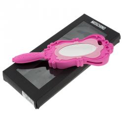 Moschino Pink Rubber Mirror iPhone 5 Case