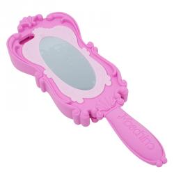 Pre Owned Moschino Pink Rubber Mirror iPhone 5 Case