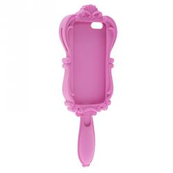 Moschino Pink Rubber Mirror iPhone 5 Case