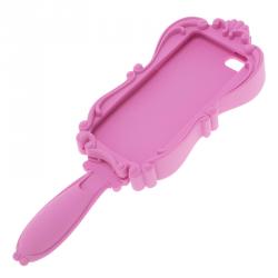 Moschino Pink Rubber Mirror iPhone 5 Case