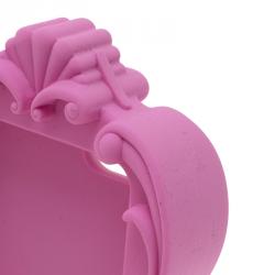 Moschino Pink Rubber Mirror iPhone 5 Case