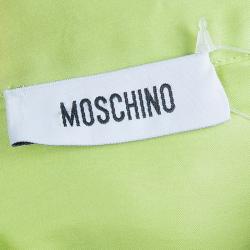 Pre Owned Moschino Colorblock Shirt Dress L