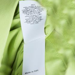 Pre Owned Moschino Colorblock Shirt Dress L