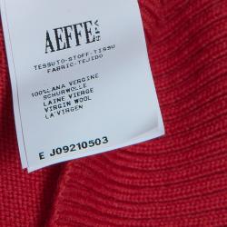 Pre Owned Moschino Drink Print Knit Sweater L