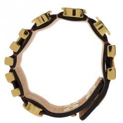 مملوكة مسبقًا سوار موسكينو جلد أحمر بالشعار