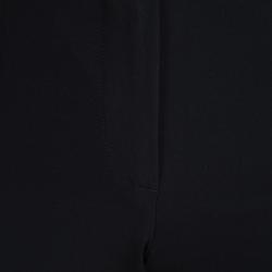 Pre Owned Moschino Black Straight Fit Tailored Trousers S