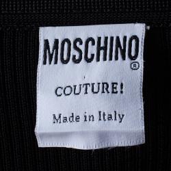 Moschino Couture Black Bustier Top + Jacket
