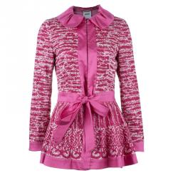 Moschino Ruffle-Collar Lace Jacket M