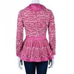 Moschino Ruffle-Collar Lace Jacket M