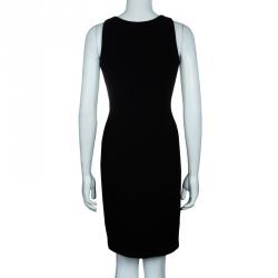 Pre Owned Moschino Couture Black Sleeveless Dress S