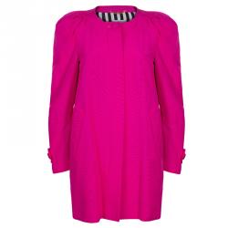 Moschino Pink Mid-Length Coat S