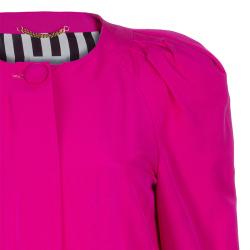 Moschino Pink Mid-Length Coat S