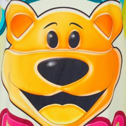 Pre Owned Moschino Couture Jeremy Scott Gummy Teddy Bear Sleeveless Mini Dress M