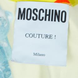 Pre Owned Moschino Couture Jeremy Scott Gummy Teddy Bear Sleeveless Mini Dress M